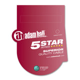 Adam Hall Cables 5 STAR BFV 0500 - Cable balanceado Neutrik® XLR hembra a Jack TRS | 5 m