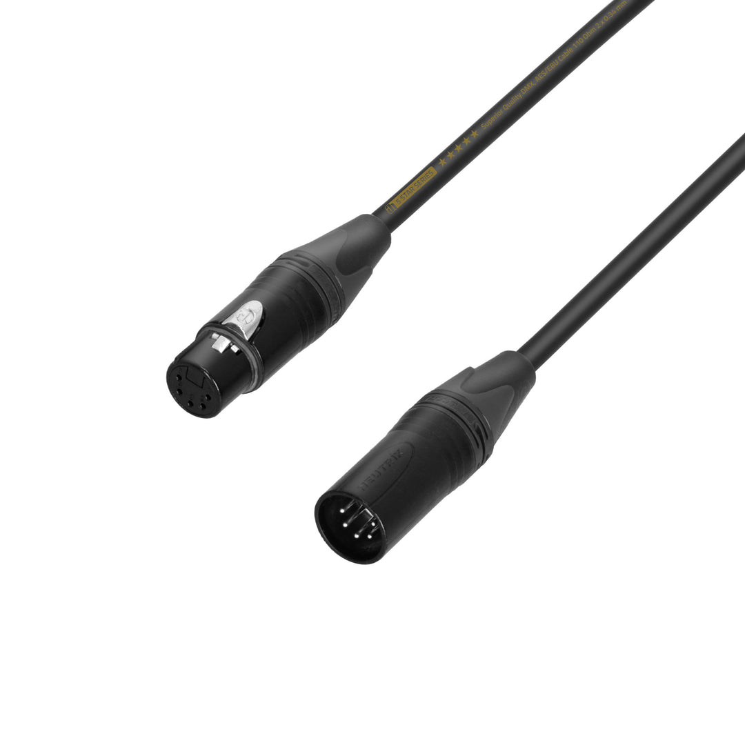 Adam Hall Cables 5 STAR DGH 0750 - Cable DMX | Neutrik® XLR 5-polos | 7,5 m