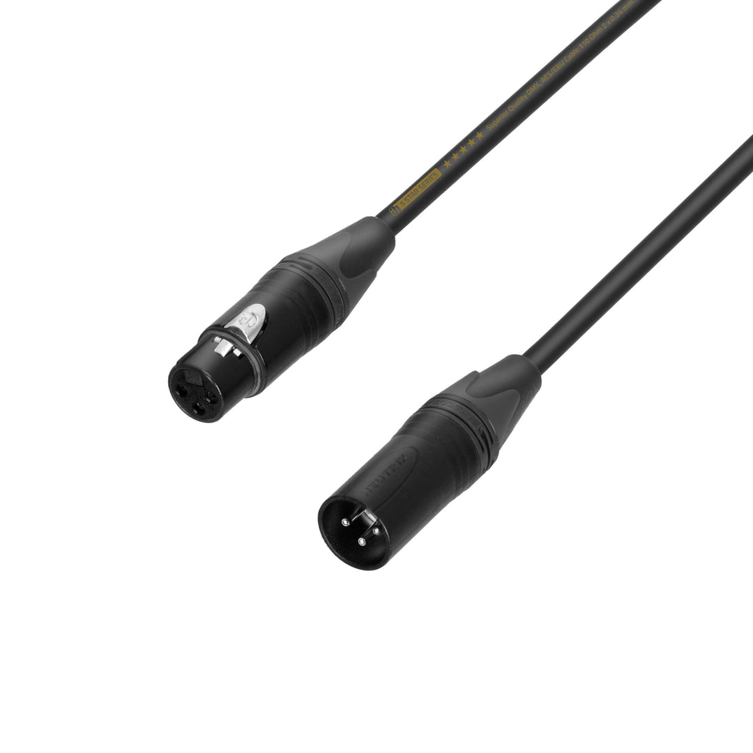 Adam Hall Cables 5 STAR DMF 0750 - Cable DMX | Neutrik® XLR 3-polos | 7,5 m