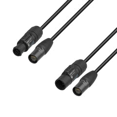 Adam Hall Cables 5 STAR H TCON N 0300 - cable híbrido de red | Neutrik etherCON® x TRUE1® | 3 m
