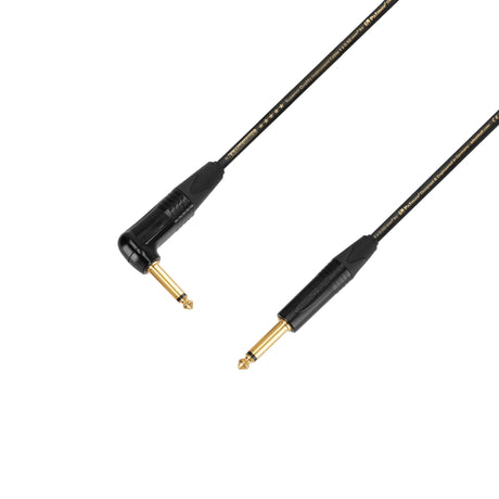 Adam Hall Cables 5 STAR IPR 0600 PALMER®-CABLE – Cable de instrumento | Palmer® & Neutrik® jack angular a jack TS | 6 m