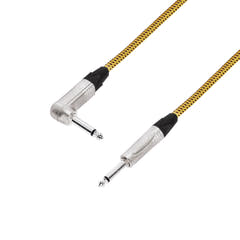 Adam Hall Cables 5 STAR IRP 0600 VINTAGE - Cable de instrumento | Neutrik® jack acodado TS x jack TS | 6 m