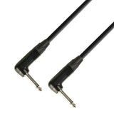 Neutrik Cable de instrumento Jack mono angular de 6.3 mm a Jack mono angular de 6.3 mm (30 cm)