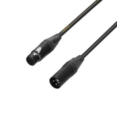 Adam Hall Cables 5 STAR MMF 0150 - Cable de micrófono | Neutrik® XLR hembra x XLR macho | 1,5 m