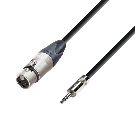 Adam Hall Cables 5 STAR MYF 0300 - Cable balanceado Neutrik® XLR hembra x Rean® minijack TRS | 3 m