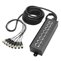 Cables Múltiples con Stage Box 8/0 (10 m)
