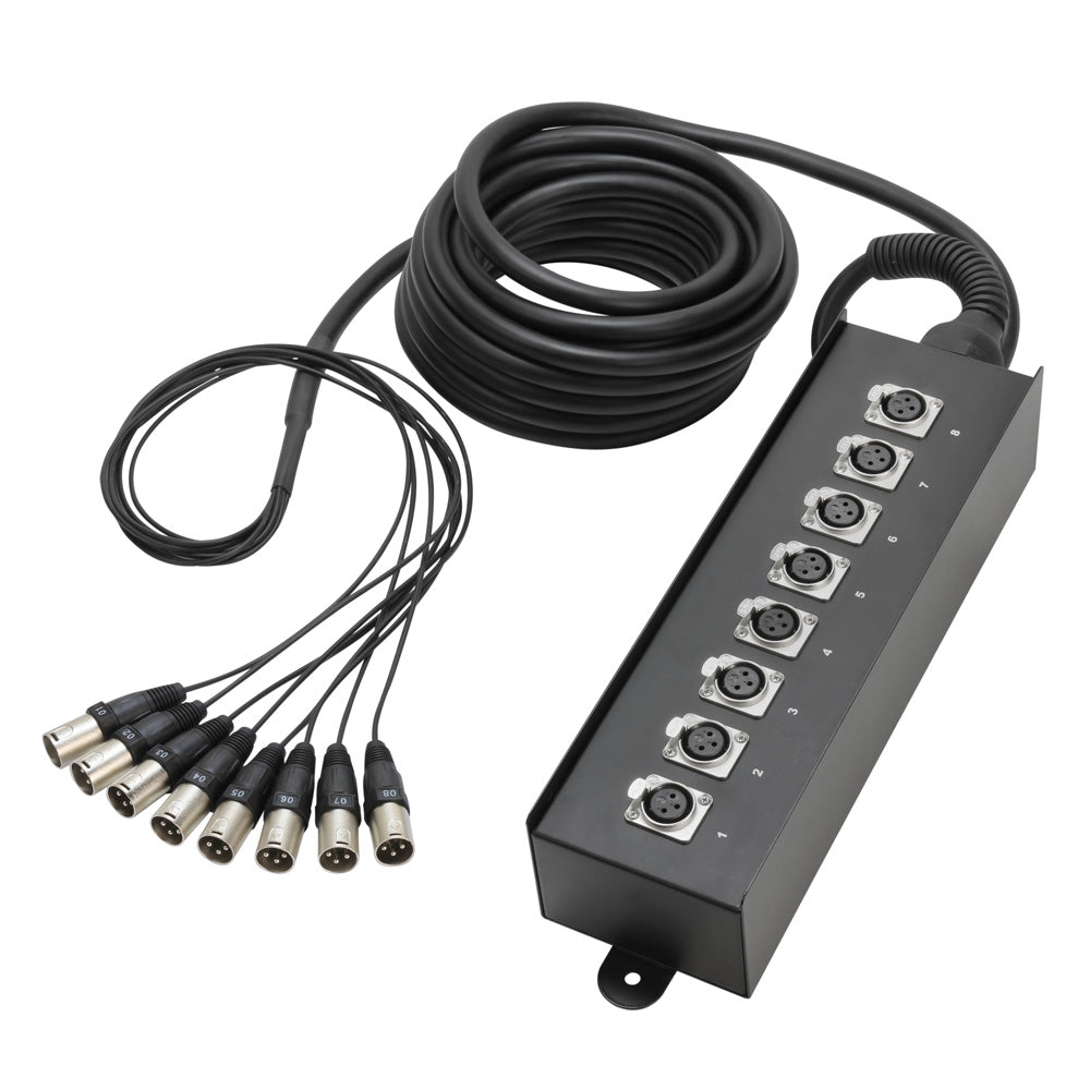 Cables Múltiples con Stage Box 8/0 (10 m)
