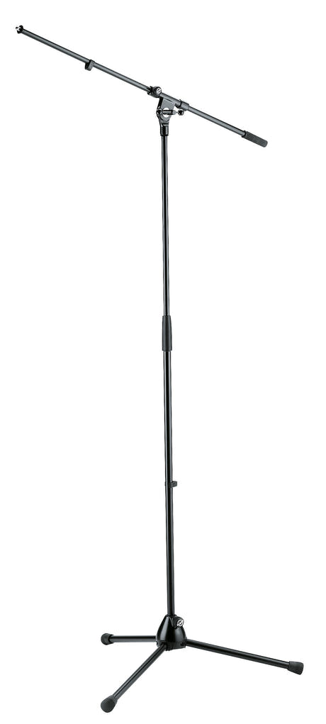 K&M mikrofonstativ 210/2 med galge 21100 Sort