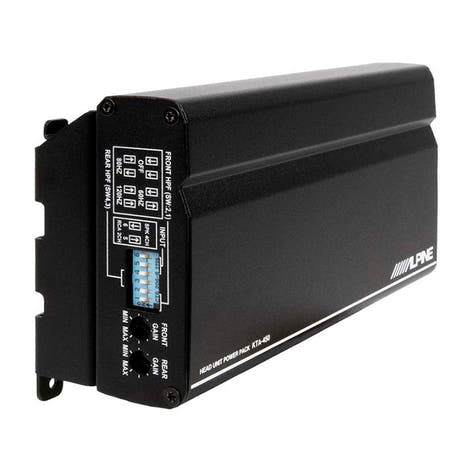 Amplificador adicional Alpine KTA-450 para ilx-w650bt, W690D