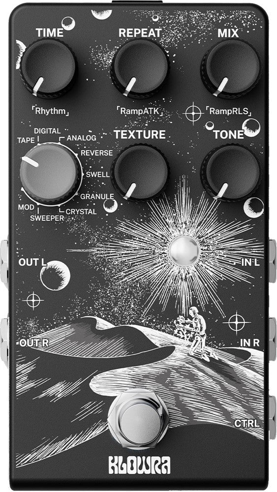 Pedal de delay múltiple Klowra Everlast
