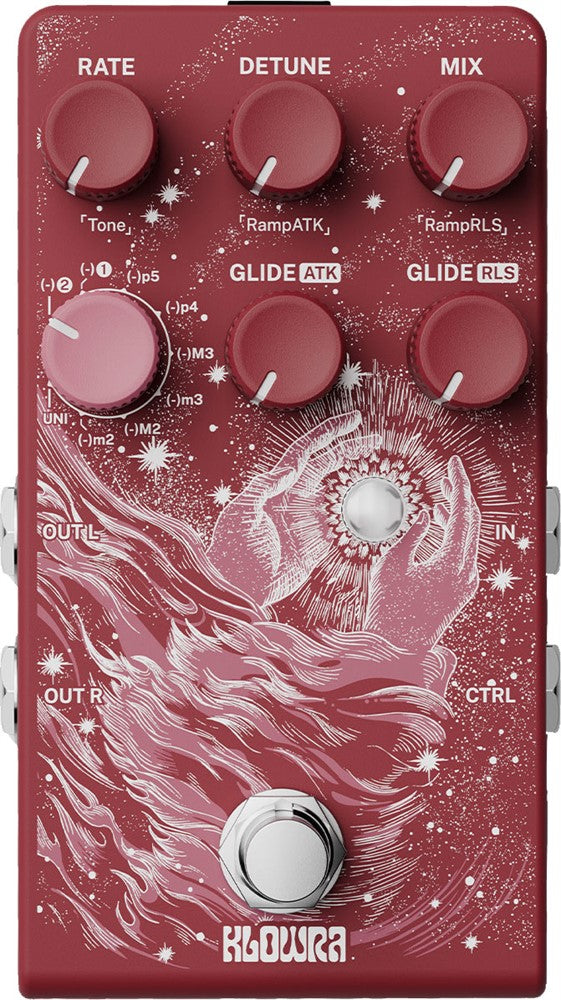Klowra Vein Pedal de pitch-shifter múltiple y armónico