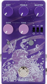 Pedal de distorsión analógica Klowra Gnash