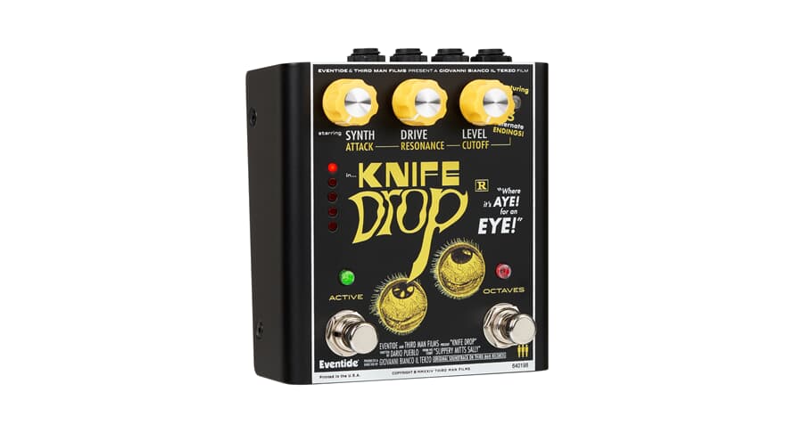 Eventide Knife Drop pedal fuzz de suboctava