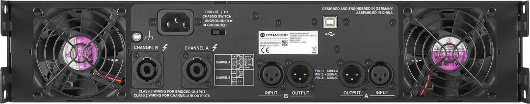 Dynacord L1300FD - Amplificador Digital (2x650W, DSP)