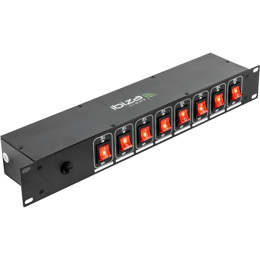 Ibiza 19" CONTROLADOR DE INTERRUPTOR DE LUZ DE 8 VÍAS
