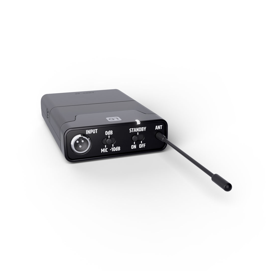 LD Systems ANNY® 10 BPH 2 B5 - Sistema PA portátil 10" a batería con Bluetooth® y mixer, y 2x micrófonos de diadema (incl. bodypacks)