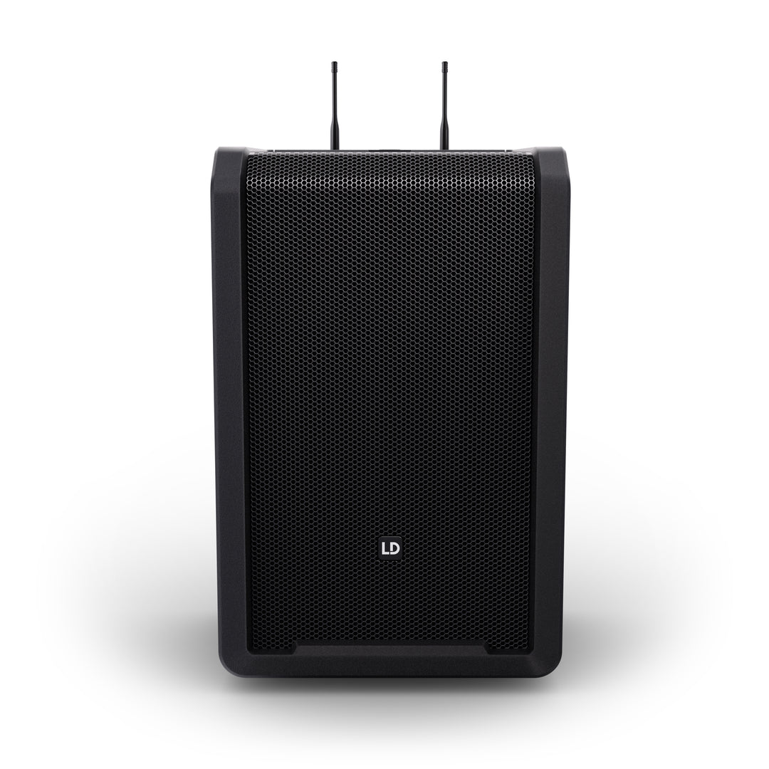 LD Systems ANNY® 10 BPH 2 B5 - Sistema PA portátil 10" a batería con Bluetooth® y mixer, y 2x micrófonos de diadema (incl. bodypacks)