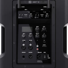 LD Systems ANNY® 10 HHD 2 B5 - Sistema PA Bluetooth® portátil a batería de 10" con mezclador y 2 micrófonos de mano inalámbricos