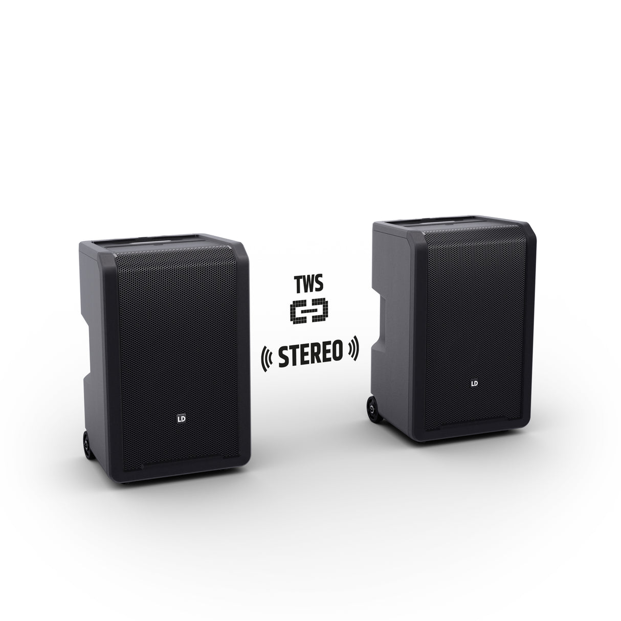 LD Systems ANNY® 10 HHD 2 B8 - 10" sistema PA portátil a batería con Bluetooth® con mixer y 2x micrófonos inalámbricos de mano