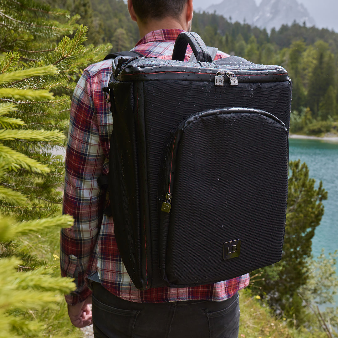 LD Systems ANNY® 8 RYGSÆK - Mochila protectora para transportar y usar el ANNY® 8 fuera de casa