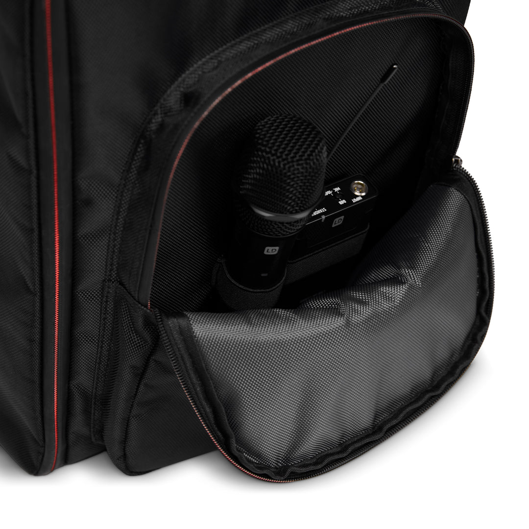 LD Systems ANNY® 8 RYGSÆK - Mochila protectora para transportar y usar el ANNY® 8 fuera de casa