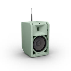 LD Systems ANNY® 8 BPH B5 GN - Altavoz PA Bluetooth® portátil a batería con mixer y 1x micrófono de diadema (incl. bodypack), Verde aventura