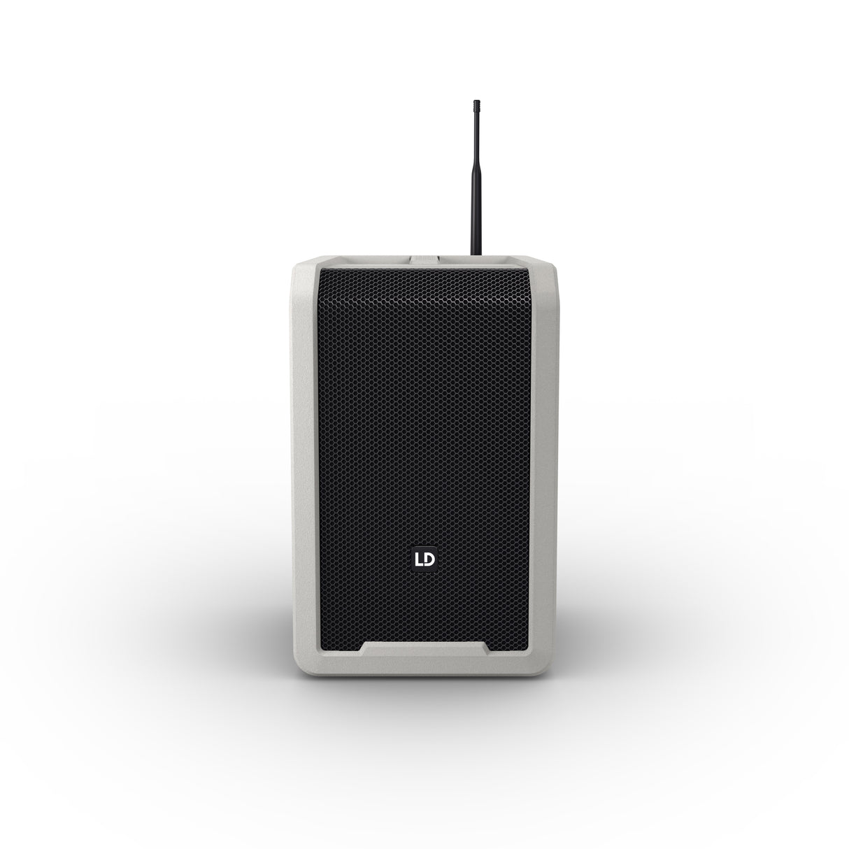 LD Systems ANNY® 8 BPH B5 G - Altavoz PA portátil a batería con Bluetooth® y mixer, y 1x micrófono de diadema (incl. bodypack), gris urbano