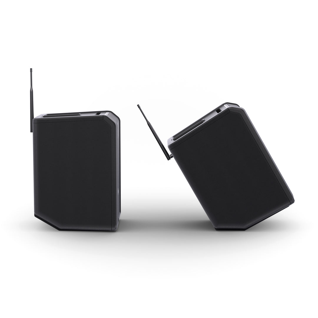 LD Systems ANNY® 8 BPH B5 - Altavoz PA portátil a batería con Bluetooth® con mixer y 1x micrófono de diadema (incl. bodypack), Black de escenario