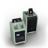 LD Systems ANNY® 8 GN - Altavoz PA Bluetooth® portátil con batería con mixer, Verde Adventure
