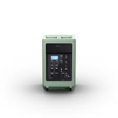 LD Systems ANNY® 8 GN - Altavoz PA Bluetooth® portátil con batería con mixer, Verde Adventure