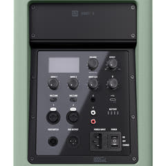 LD Systems ANNY® 8 GN - Altavoz PA Bluetooth® portátil con batería con mixer, Verde Adventure