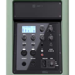 LD Systems ANNY® 8 GN - Altavoz PA Bluetooth® portátil con batería con mixer, Verde Adventure