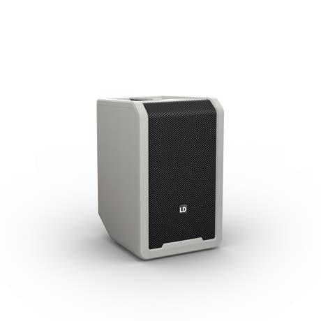 LD Systems ANNY® 8 G - Altavoz PA Bluetooth® portátil con batería con mixer, Gris Urban