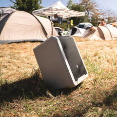 LD Systems ANNY® 8 G - Altavoz PA Bluetooth® portátil con batería con mixer, Gris Urban