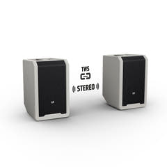 LD Systems ANNY® 8 HHD B5 G - Altavoz PA portátil a batería con Bluetooth® con mixer y 1x micrófono inalámbrico de mano, gris urbano