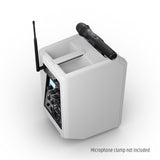 LD Systems ANNY® 8 HHD B5 W - Altavoz PA portátil a batería con Bluetooth® con mixer y 1x micrófono inalámbrico de mano, blanco puro