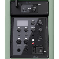 LD Systems ANNY® 8 HHD B6 GN - Altavoz PA portátil a batería con Bluetooth® con mixer y 1x micrófono inalámbrico de mano, verde aventura