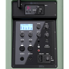 LD Systems ANNY® 8 HHD B6 GN - Altavoz PA portátil a batería con Bluetooth® con mixer y 1x micrófono inalámbrico de mano, verde aventura