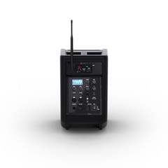 LD Systems ANNY® 8 HHD B6 - Altavoz PA portátil a batería con Bluetooth® con mixer y 1 x micrófono inalámbrico de mano, Black de escenario