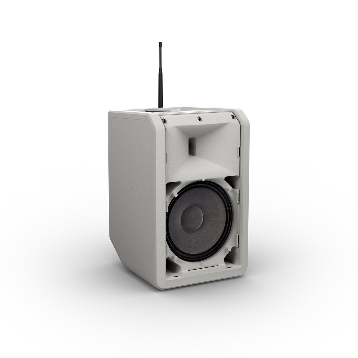 LD Systems ANNY® 8 HHD B8 G - Altavoz PA portátil a batería con Bluetooth® con mixer y 1 micrófono inalámbrico de mano, gris urbano
