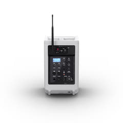 LD Systems ANNY® 8 HHD B8 W - Altavoz PA portátil a batería con Bluetooth® con mixer y 1x micrófono inalámbrico de mano, blanco puro