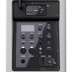 LD Systems ANNY® 8 HHD B8 W - Altavoz PA portátil a batería con Bluetooth® con mixer y 1x micrófono inalámbrico de mano, blanco puro