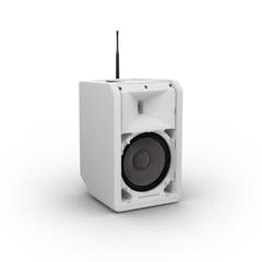 LD Systems ANNY® 8 HHD B8 W - Altavoz PA portátil a batería con Bluetooth® con mixer y 1x micrófono inalámbrico de mano, blanco puro