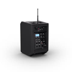 LD Systems ANNY® 8 HHD B8 - Altavoz PA portátil a batería con Bluetooth® con mixer y 1 x micrófono inalámbrico de mano, Black de escenario