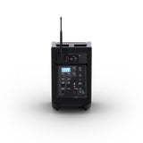 LD Systems ANNY® 8 HHD B8 - Altavoz PA portátil a batería con Bluetooth® con mixer y 1 x micrófono inalámbrico de mano, Black de escenario