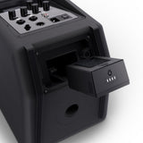 LD Systems ANNY® 8 HHD B8 - Altavoz PA portátil a batería con Bluetooth® con mixer y 1 x micrófono inalámbrico de mano, Black de escenario