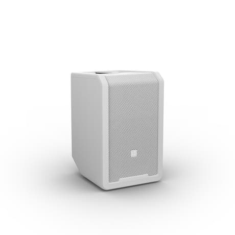 LD Systems ANNY® 8 W - Altavoz PA Bluetooth® portátil con batería con mixer, blanco puro