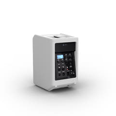 LD Systems ANNY® 8 W - Altavoz PA Bluetooth® portátil con batería con mixer, blanco puro