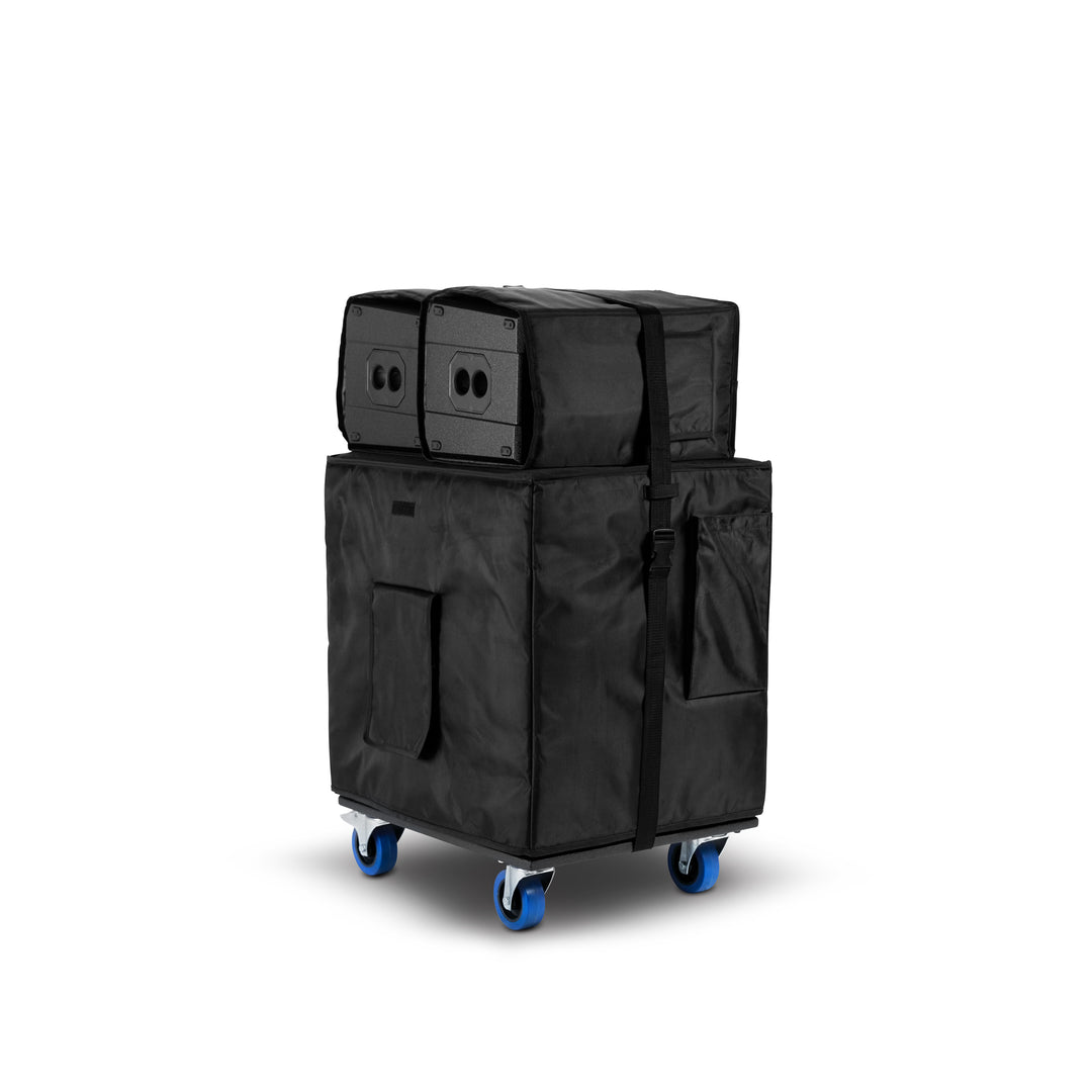 LD Systems DAVE 12 G4X BAG SET - Set de transporte con plataforma con ruedas y funda protectora para DAVE 12 G4X