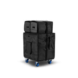 LD Systems DAVE 12 G4X BAG SET - Set de transporte con plataforma con ruedas y funda protectora para DAVE 12 G4X
